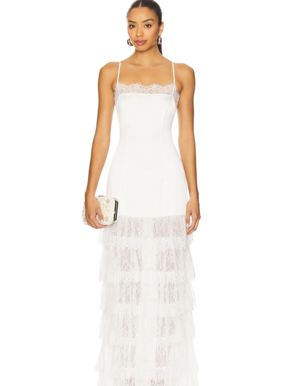 MAJORELLE Felicite maxi dress in white revolve